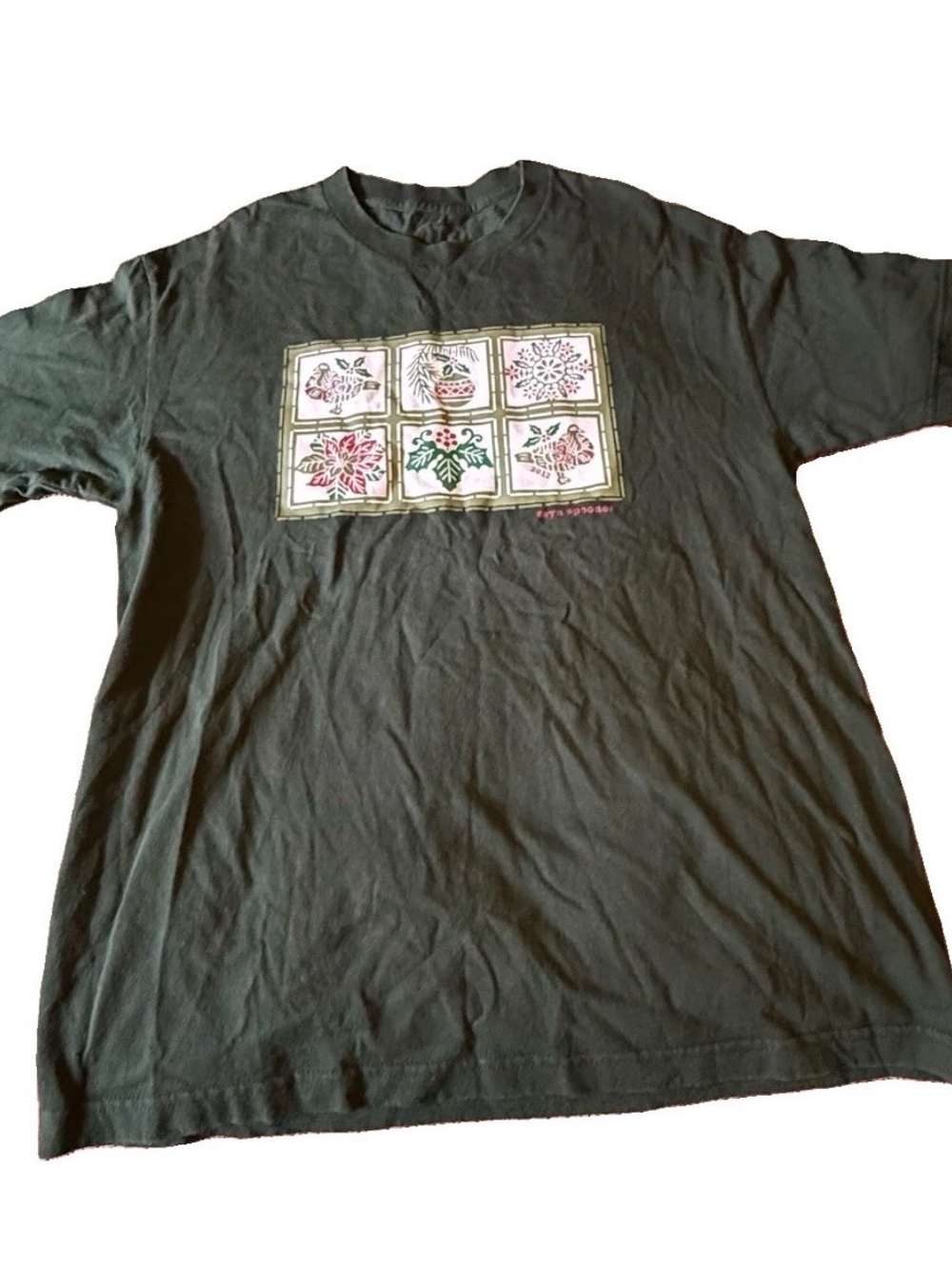 Reyn Spooner Hawaiian Edition Shirt Green Cotton Men Large